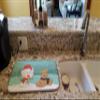 Caroline's Treasures CK2078DDM Airedale Terrier Snowman Christmas Dish Drying Mat Absorbent Dish Drying Mat Pad for Kitchen Counter Dish Drainer Mat for Countertop, 14 x 21", Multicolor view 2