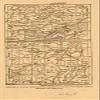 14" x 24" 1882 Map of Theatre in Central Kentucky & Middle & Eastern Tennessee Also in Missouri & Arkansas view 1
