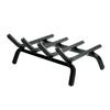 Rasmussen Single Sided Gas Log Fireplace Grate for 18-Inch Log Set, Heavy-Duty Black Metal Fire Grates for Fireplace Logs, Compatible with Rasmussen F and FX Burners (HFG18) view 1