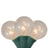 Northlight G40 Globe Christmas String Lights - Clear - 19' Green Wire - 20ct view 1