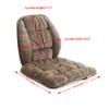 ALIBO Soft and Warm Bottom Chair Cushion Back Lumbar Support Set Non-Slip Velvet Coccyx Sitting Pads Adjustable Low Back Pain Relief Pillow for Adults view 3