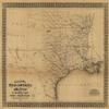 18" x 24" 1871 Campaign Map of Texas Louisiana & Arkansas Showing All The Battle Fields & Also The Marches of Walker's Division view 1