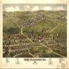14" x 24" 1881 Map of Calumet Hecla & Red Jacket Michigan view 1