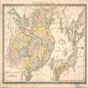 16" x 24" 1881 Map of China & Japan view 1