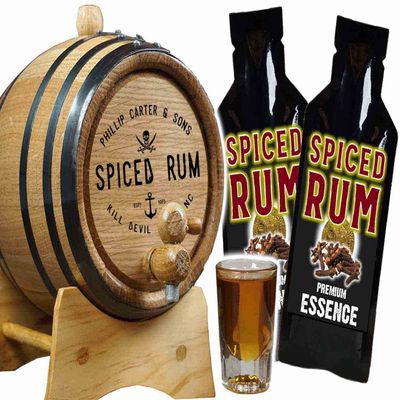 Personalized Bootleg Kit Barrel Aged Spiced Rum Making Kit (5 Liter)