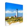 Trademark Fine Art Lighthouse Scene IV by Emily Kalina, 18x18 view 2