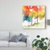 Trademark Fine Art Rainbow Trees II by Leticia Herrera, 18x18 view 3
