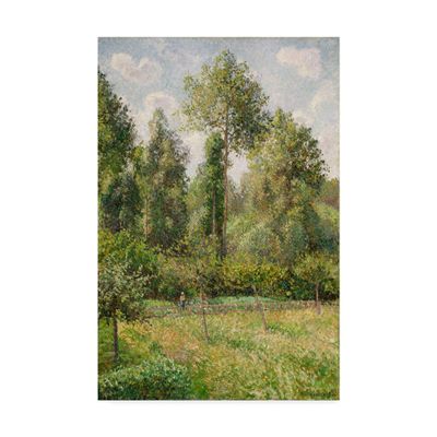 Trademark Fine Art Poplars, Eragny by Camille Pissarro, 16x24