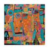 Trademark Fine Art My Happy Place Abstract Modern by Sue Davis, 18x18 view 1