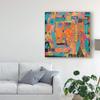 Trademark Fine Art My Happy Place Abstract Modern by Sue Davis, 18x18 view 3