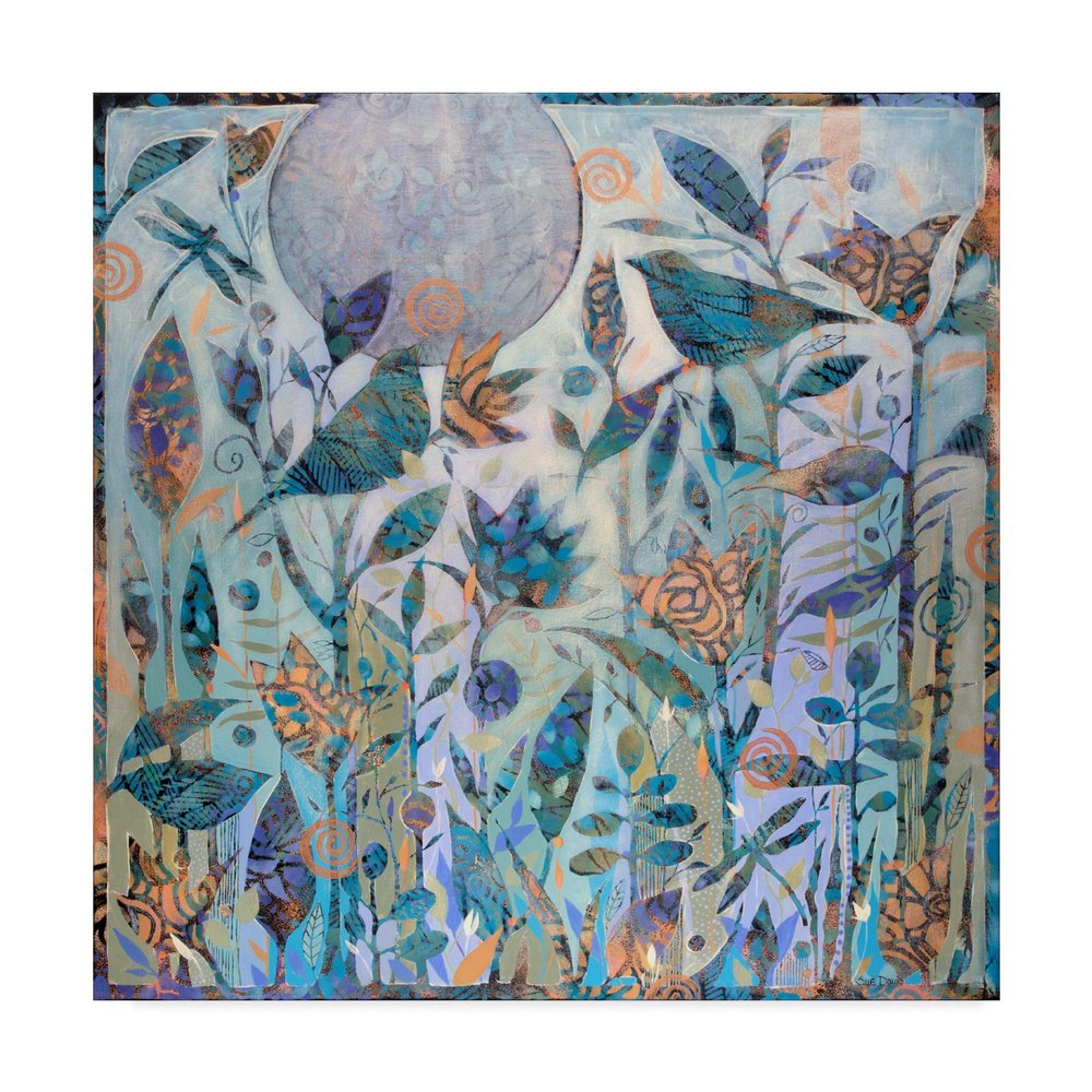 Trademark Fine Art Songs for The Moon by Sue Davis, 18x18