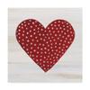 Trademark Fine Art Rustic Valentine Heart I by Kathleen Parr McKenna, 18x18 view 1