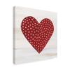 Trademark Fine Art Rustic Valentine Heart I by Kathleen Parr McKenna, 18x18 view 2