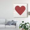 Trademark Fine Art Rustic Valentine Heart I by Kathleen Parr McKenna, 18x18 view 3