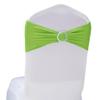 SINSSOWL 50 Stretch Spandex Light Green Chair Sashes for Wedding Chair Bows Bands with Slider Buckles Fitting Party Feast Banquet Restaurant Event Bridal Baby Shower Decoration view 1