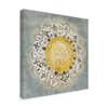 Trademark Fine Art Mandala Delight IV Yellow Grey by Danhui NAI, 18x18 view 2
