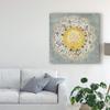 Trademark Fine Art Mandala Delight IV Yellow Grey by Danhui NAI, 18x18 view 3