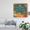 Trademark Fine Art Fall Garden III Teal by Katie Pertiet, 18x18 view 3