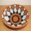 African Basket Rwanda - Large - 12 Inches Diameter - Sisal, Sweetgrass Basket - Handmade from Africa, RB031 view 2