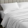 Mellanni Flannel Bed Sheet Set - 4 Piece Luxury 100% Heavyweight 180GSM Cotton - Cozy, Soft & Breathable - Deep Pockets with All-Around Elastic - Warm & Comfortable (King, White) view 2