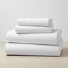 Mellanni Flannel Bed Sheet Set - 4 Piece Luxury 100% Heavyweight 180GSM Cotton - Cozy, Soft & Breathable - Deep Pockets with All-Around Elastic - Warm & Comfortable (Full, White) view 1
