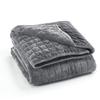 RelaxBlanket 60''x80'' Duvet Cover for Weighted Blanket | Super Cozy and Warm | Double-Side Square Quilted Minky | Dark Grey view 1