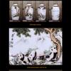 Queenbox Chinese White Ceramic Vase, Porcelain Gift Vase for Home Decoration view 4