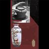 Queenbox Chinese White Ceramic Vase, Porcelain Gift Vase for Home Decoration view 2