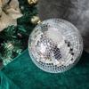 Tableclothsfactory 4 PCS 8" Groovy Glass Mirror Disco Ball Party Decoration for Wedding Event Birthday Party view 2