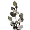 Cotton Floral Spray Holiday Decor Glitter Artificial Cotton Stem 12PC view 1