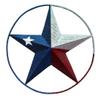 AR Country Store Texas Barn Star Map Color Metal Circle view 1