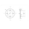 Bikemaster 520 Rear Sprocket - HON ATC250R 1986; HON FOURTRAX 250X 1992; HON view 2