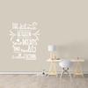 The Distance Between Your Dreams and Reality Wall Decal 40" Wide x 48" Tall view 3