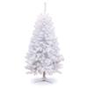 Holiday Essence 4 Foot White Artificial Christmas Tree - 300 Tips with PVC Base - Unlit view 1