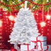 Holiday Essence 4 Foot White Artificial Christmas Tree - 300 Tips with PVC Base - Unlit view 4