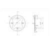 Bikemaster 520 Rear Sprocket - HON ATC250R 1986; HON FOURTRAX 250X 1992; HON view 2