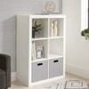 Better Homes and Gardens.. Bookshelf Square Storage Cabinet 4-Cube Organizer (Weathered) (White, 4-Cube) (White, 6-Cube) view 1