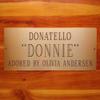 Engraved Solid Brass Name Plate 12"x4" view 2