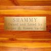 Engraved Solid Brass Name Plate 12"x4" view 3