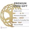 12 Celtic Knot Tree of Life Wall Art | 12 Diameter - 1/8 Thick | Wooden Wall Art, Crystal Grid, Zen Wall Art, Wooden Art, Wooden Wall Art Decor | Sacred Geometry Art, Geometry Art view 2