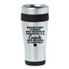 16 oz Insulated Stainless Steel Travel Mug Gymnastics Coach (Black) view 1