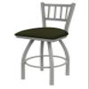 810 Contessa 36" Swivel Bar Stool with Anodized Nickel Finish and Canter Pine Seat view 1