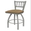 810 Contessa 30" Swivel Bar Stool with Anodized Nickel Finish and Canter Sand Seat view 1