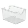 G.E.T. SC-66-CL Melamine Sugar Caddy Holder for Sweetener Packets, 20 Packet, 3.5" x 2.5", Clear (Set of 12) view 1