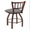 810 Contessa 36" Swivel Bar Stool with Bronze Finish and Canter Folkstone Grey Seat view 3