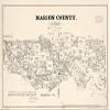 16" x 24" 1879 Map of Marion County Texas view 1