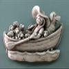 Carruth Studio, Ruff Seas Figurine, Original Sculpture Handcrafted in Stone, Artisan Made view 3
