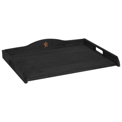 Farmhouse Stove Top Tray, Black