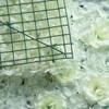 Tableclothsfactory 4 Pack 11 Sq ft. UV Protected Cream 3D Silk Rose & Hydrangea Flower Panel Wall Mat for DIY Party Centerpieces Decor view 3
