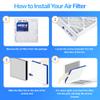 Filter King 18.25x22x2 Air Filter | 12-PACK | MERV 8 HVAC Pleated A/C Furnace Filters | MADE IN USA | Actual Size: 18.25 x 22 x 1.75" view 4